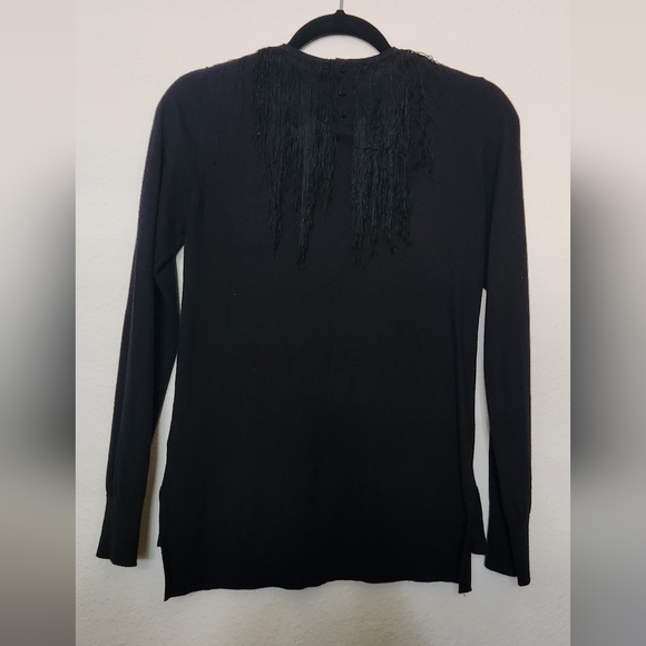 Adam LIPPES Long-Sleeve Fringed Crewneck Sweater - Picture 11 of 14